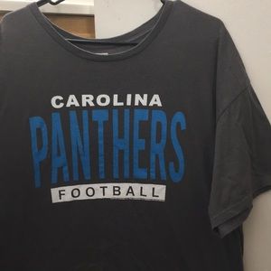 NFL (Carolina Panthers) - Gray “Football” TShirt